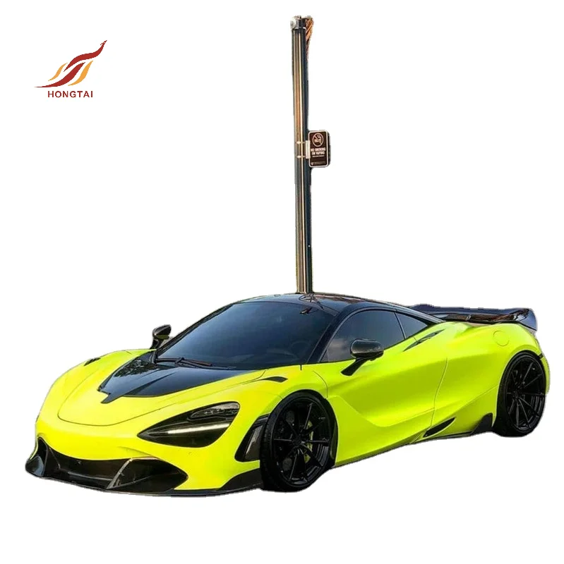 1.52*18m Colore fluorescente che si illumina al buio Pellicole per auto colorate per illuminazione Vinile per auto fluorescente