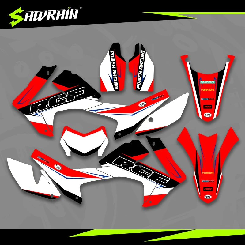 

Sawrain Motorcycle Graphics Backgrounds Decal Stickers Kits for HONDA 12-16 17-20 CRF250L 06