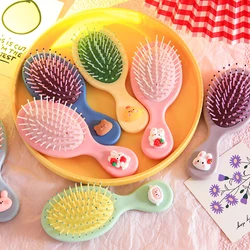 Cute Air Cushion Untangling Hair Brush Comb Mini Portable Small Girls Anti-static Massage Activity Gym Hairbrush for Women Thing