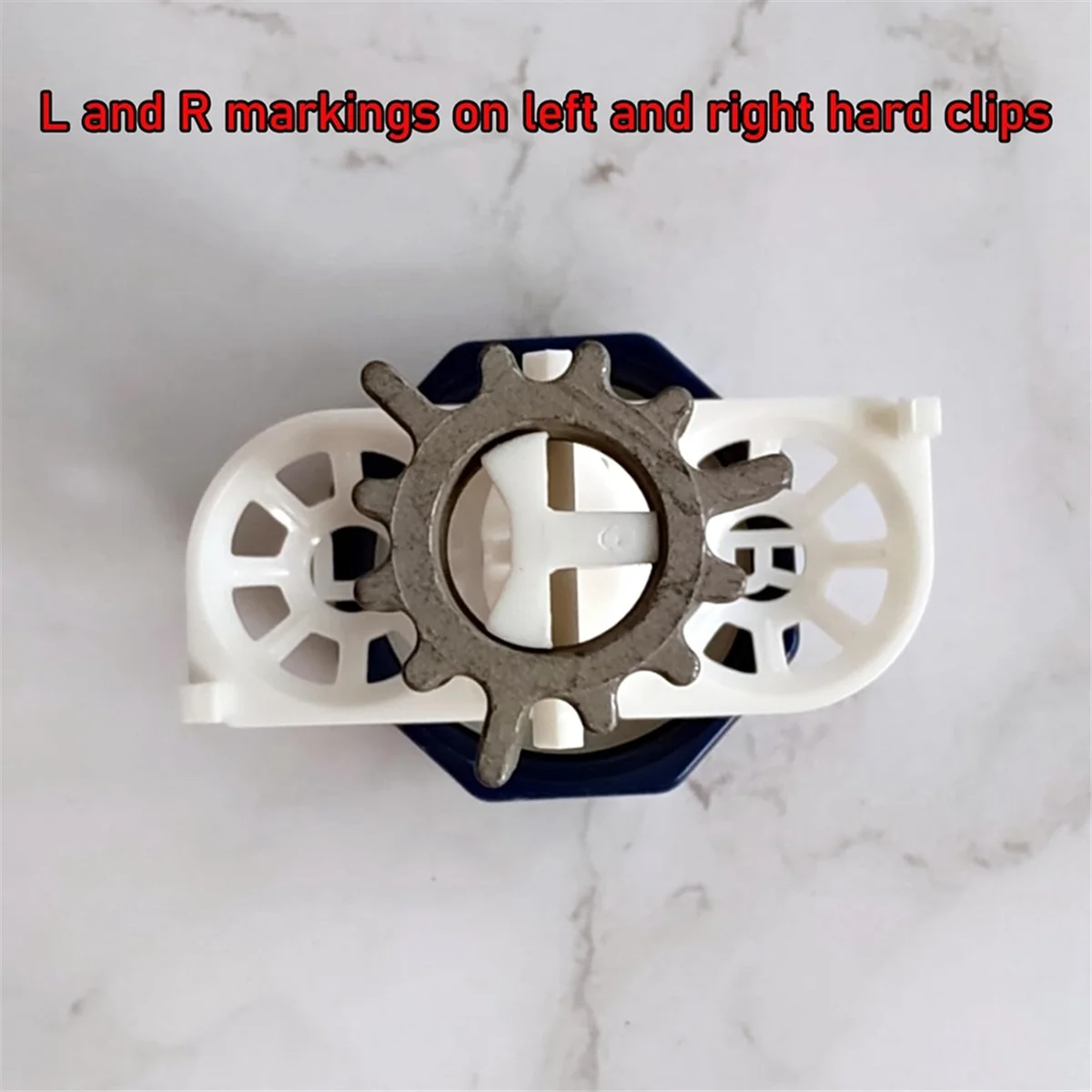 

3 Pieces Hydrogen Peroxide Contact Lens Case Cleaner, Eye Scleral Contact Lens Stiff Clip Washer Machine, Portable SSQ