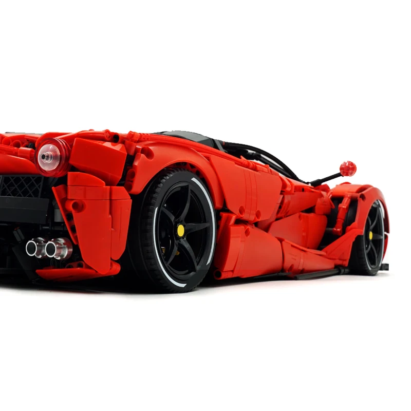 CADA 61505 Red Technical Super Sprots Car Model Building Blocks Brick DIY Puzzle Toys Assembly Birthday Christmas Gifts