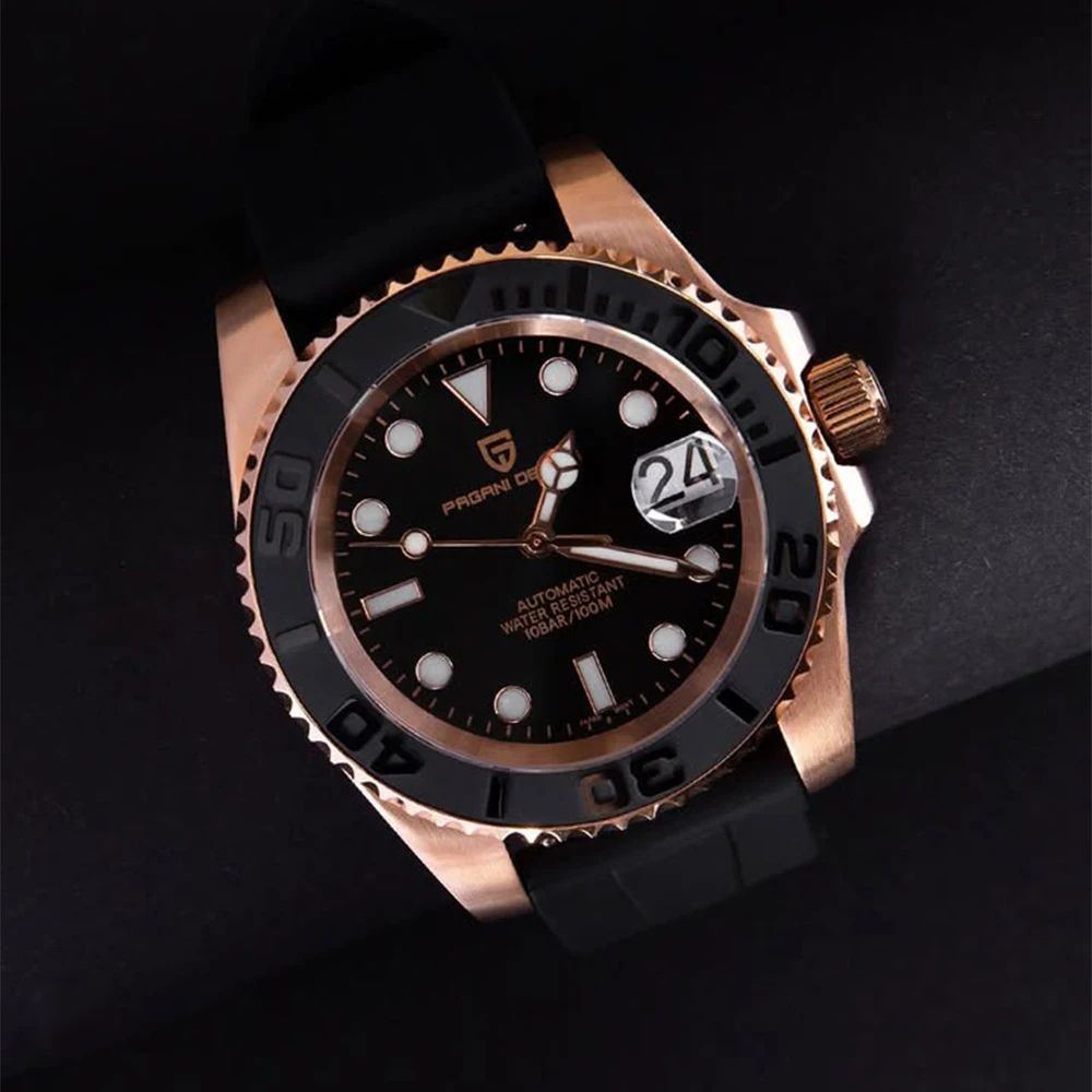 

PAGANI DESIGN V3 New Luxury Men Mechanical Watches 120 clicks 40MM AR Coated Sapphire Glass Automatic Watches for men