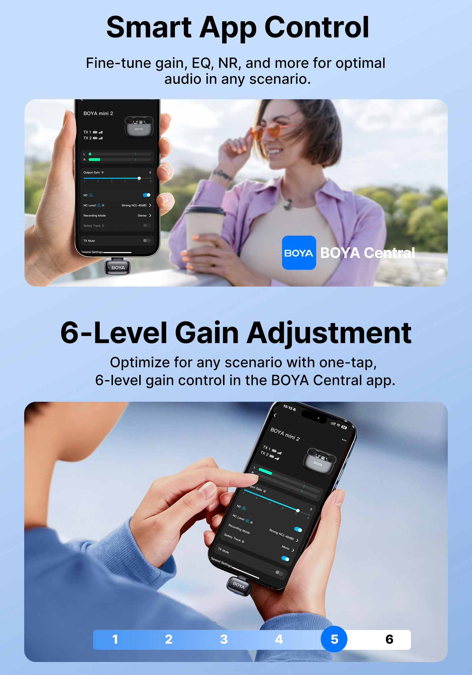 BOYA Mini 2 Wireless Lavalier Microphone System