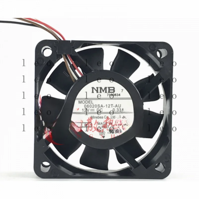 

BB 1PC for NMB 06020SA-12T-AU 12V 0.33A 6020 6CM 4-wire dual ball cooling fan