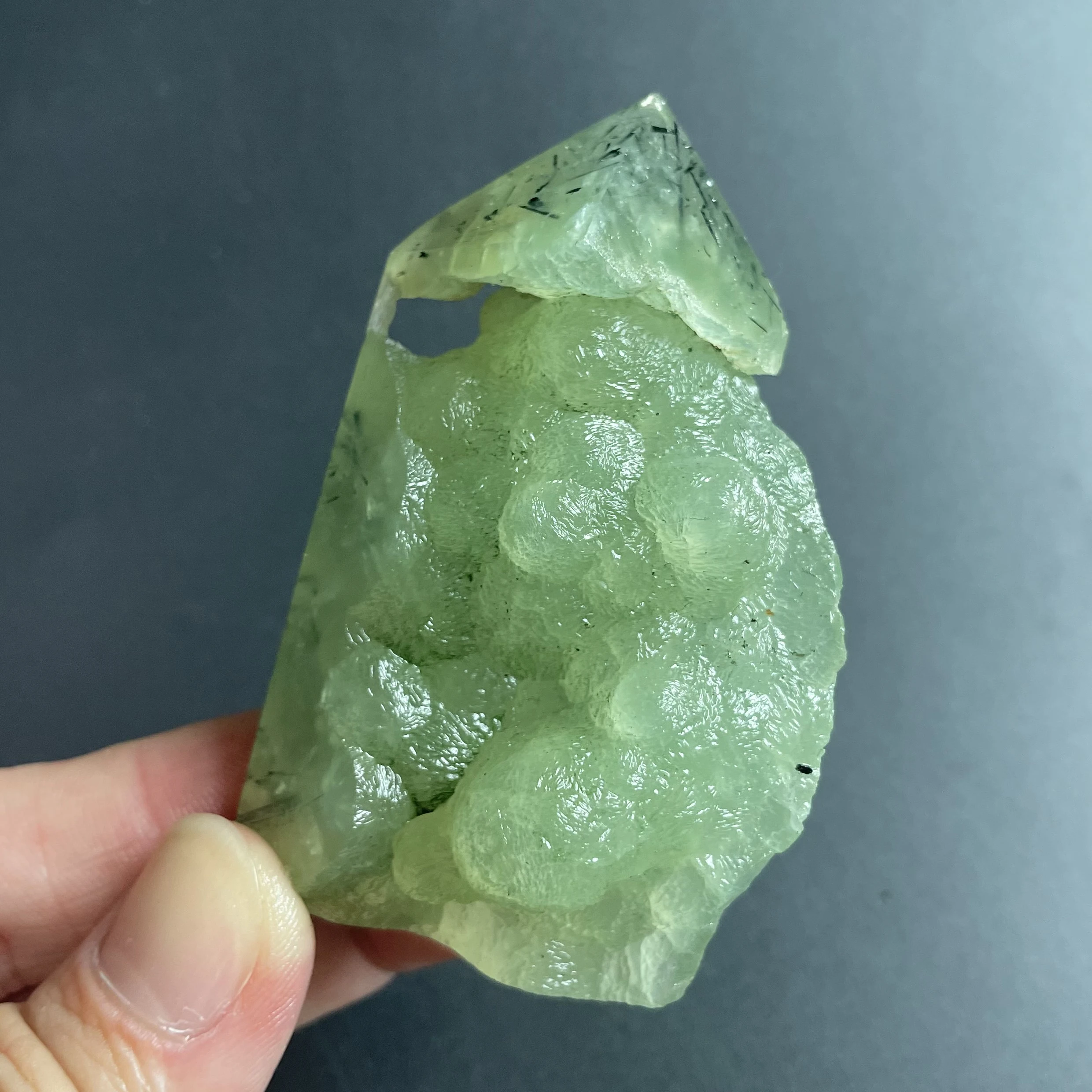 Natural Prehnite Quartz Rutilated Tower Point Home Decor Green Quartz Crystal Stone Obelisk Wand FengShui Gift Healing