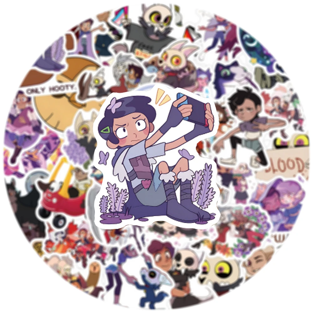 

10/30/55pcs Funny Disney Anime The Owl House Stickers Cute Cartoon Decals Gift DIY Skateboard Guitar Laptop Sticker Classic Toys