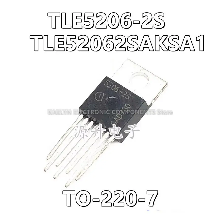 2Pcs/lot TLE5206-2S TLE52062SAKSA1 5206-2S Motor Driver DMOS Parallel PG-TO220-7-12