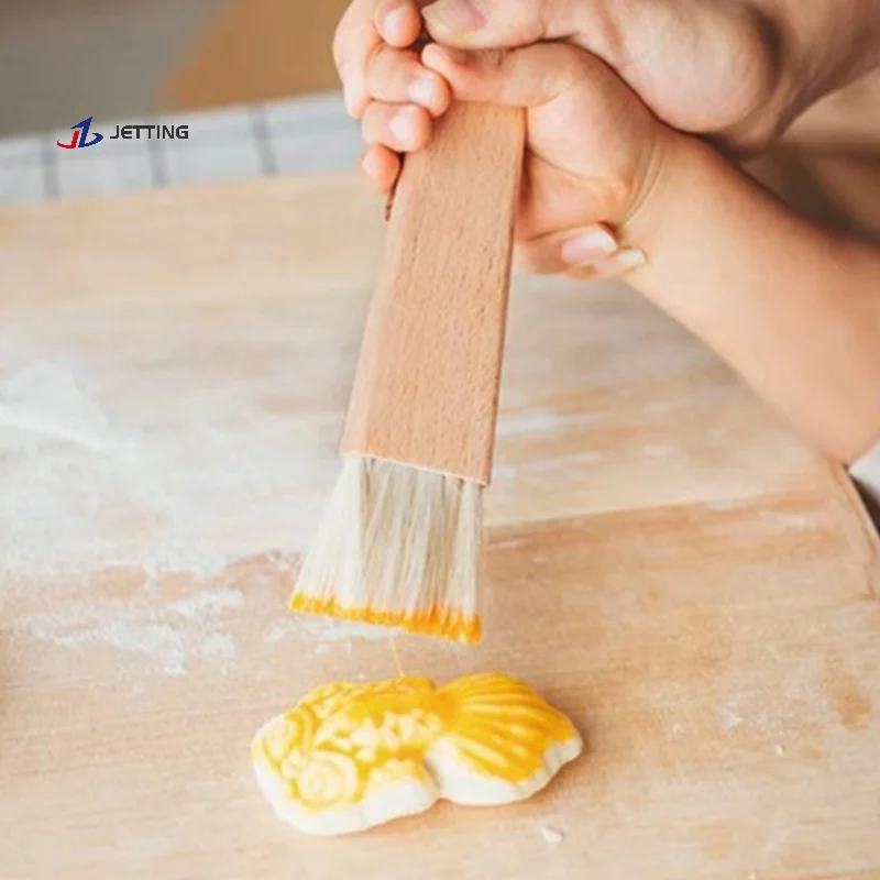 

Масляная кисть из бука, высокотемпературная форма для выпечки, хлеба, кондитерское масло, инструмент для гриля для барбекю, кисть из щетины, кухня