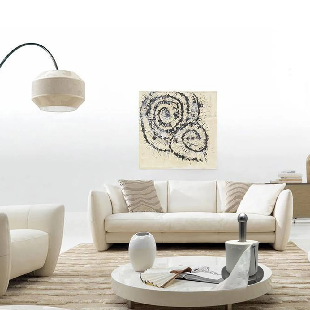 

Vertical Roll Paper Holder Stainless Paper Towel Holder Kitchen Bathroom Toilet Roll Storage Rack