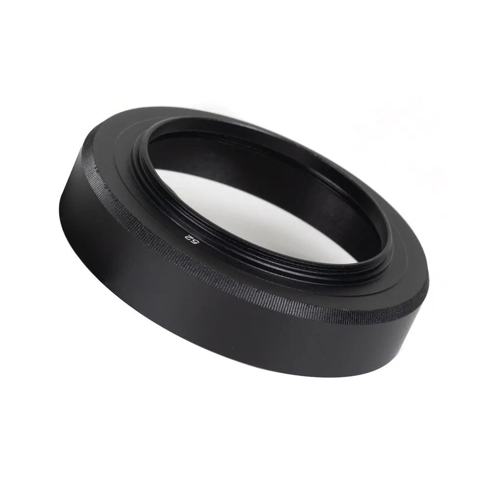 HF-52 For Nikon Z 28mm f/2.8 , Z 40mm f/2 Lens etc 52mm Screw-in Metal Lens Hood 52mm filter thread