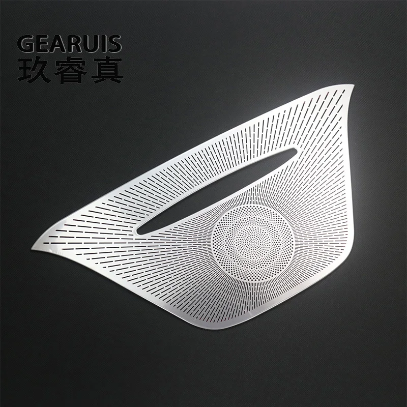 For Mercedes Benz A GLA CLA Class W176 X156 C117 Car Interior Audio Speaker Dashboard Loudspeaker decoration Cover Sticker Trim