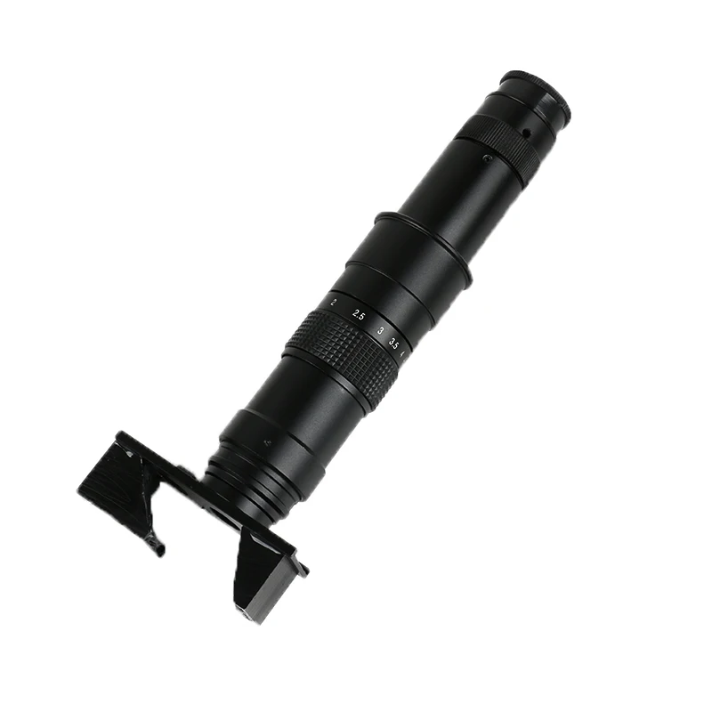 180X 300X Parallel Optics Manual 3D / 2D Monocular C Mount Microscope Video Camera Lens Stereo 360 Degree Rotatable Zoom 3D Lens