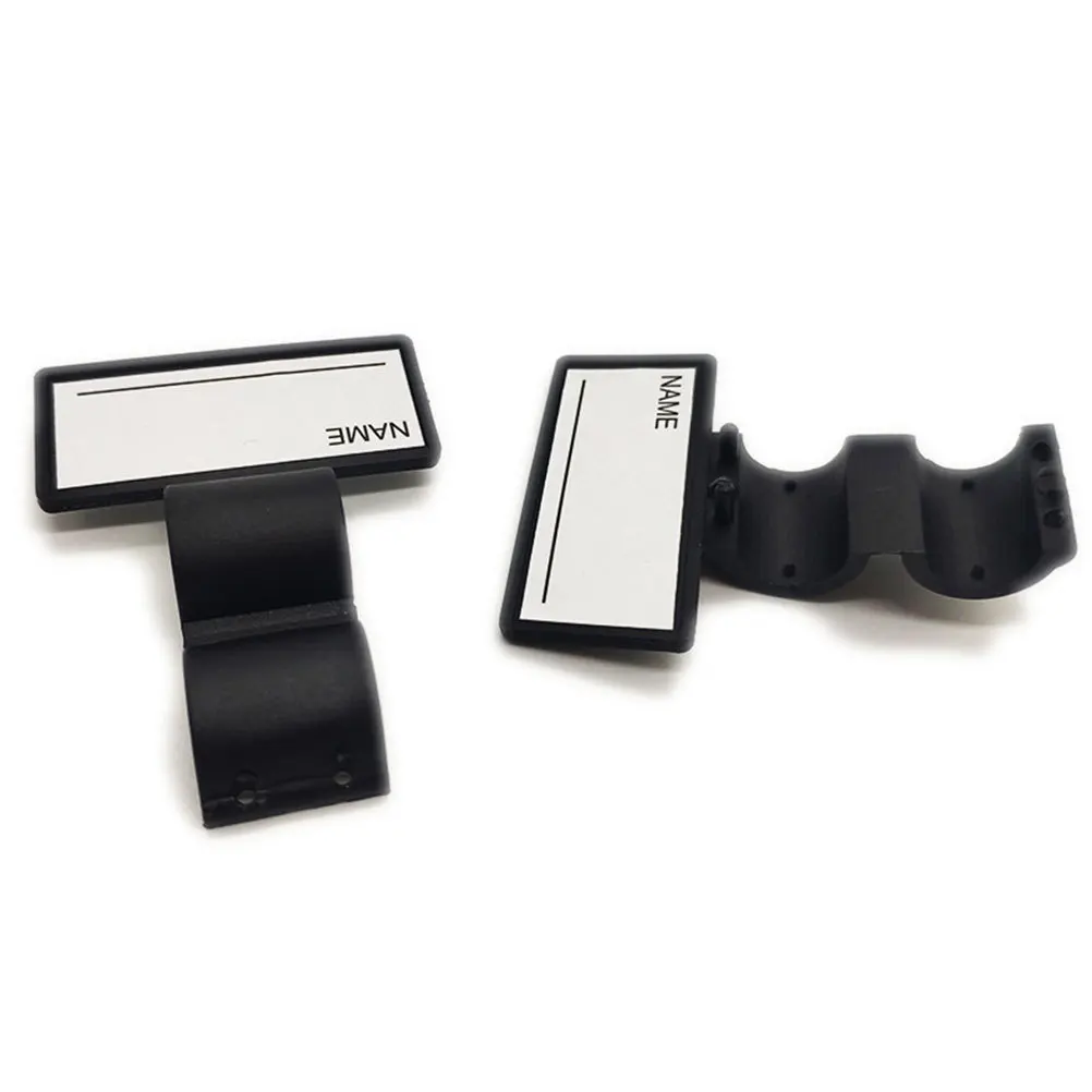 Étiquettes d'identification de stéthoscope, couleur vive, étiquettes nominatives réutilisables pour Tube de stéthoscope, conception de fermoir sécurisé, plaque nominative d'identification, 8 pièces