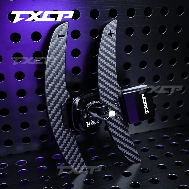 

For Audi A3A4A5A6A7A8Q3Q5Q7Q8S1S3S4 True Carbon Fiber Magnetic Paddle Shifters