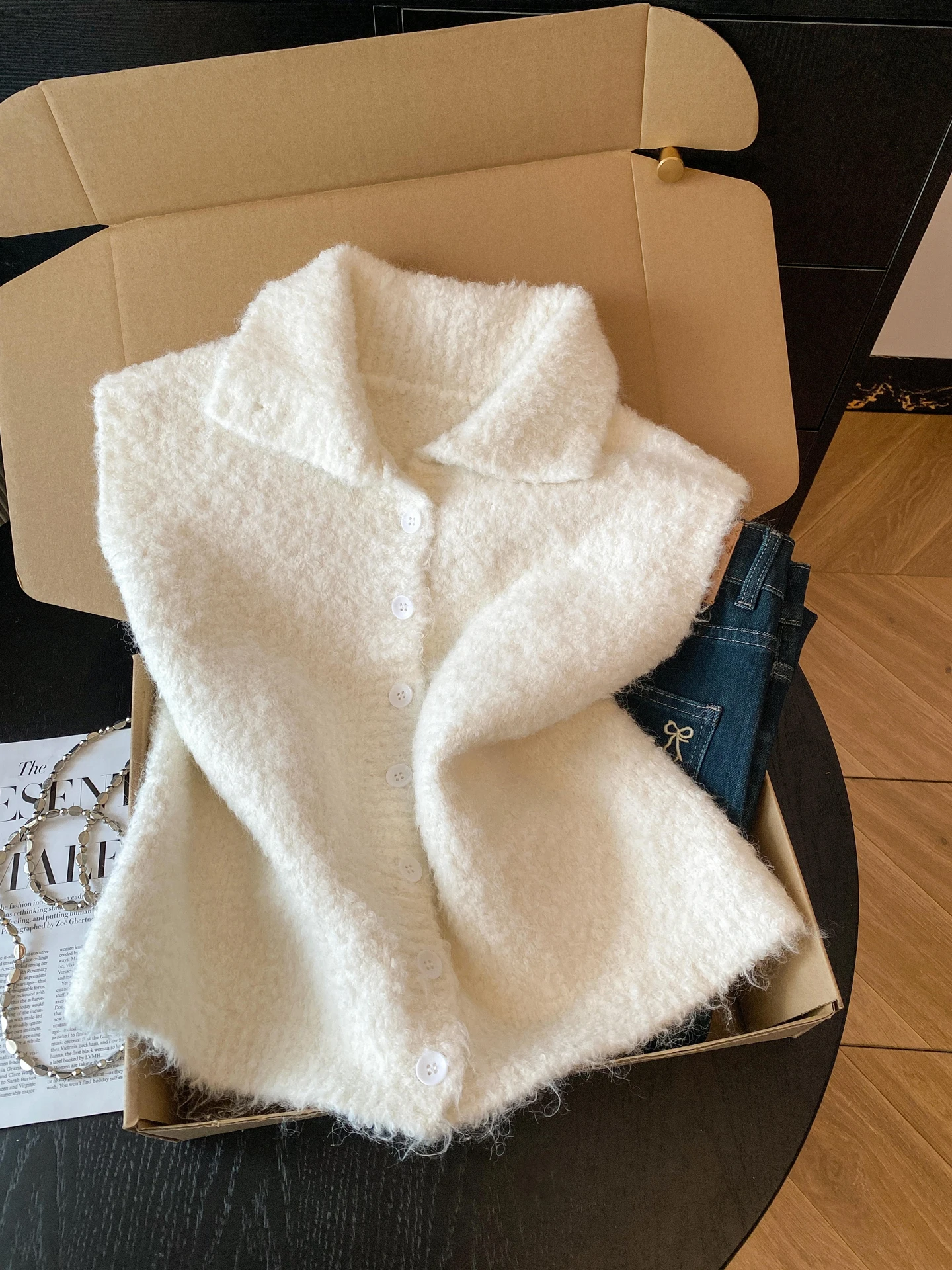 

Korean Sle High Collar Knitted Vest Women's Autumn Winter Layering Small Size Faionable And Sli Thiened Commute Sle