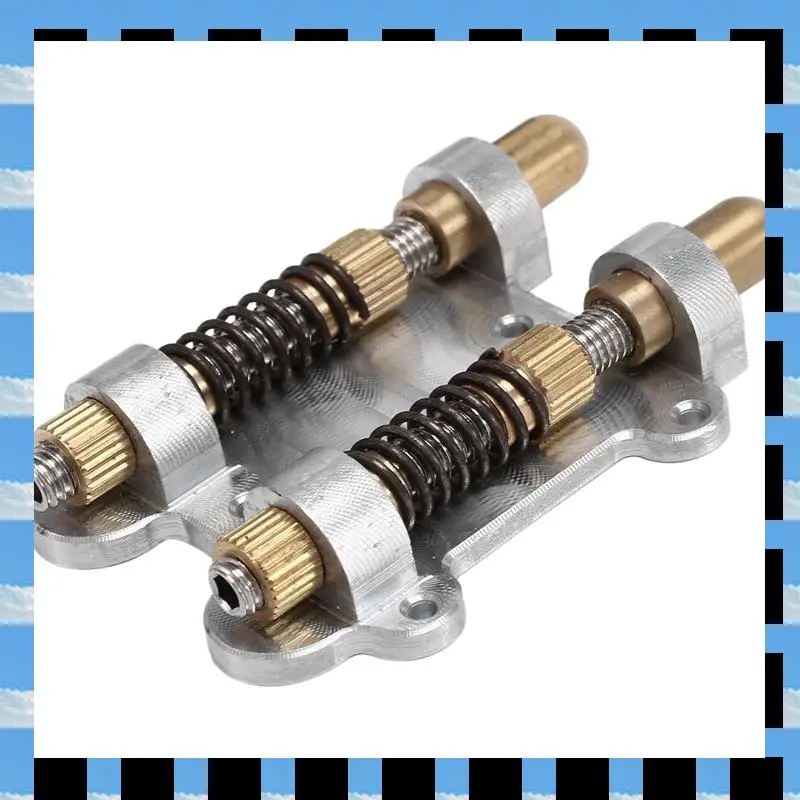 

ABME 2X Guitar Brass Double Tremolo Bridge Stabilizer Stopper Stabilizing Device Arming Adjuster Tremsetter ESP Style
