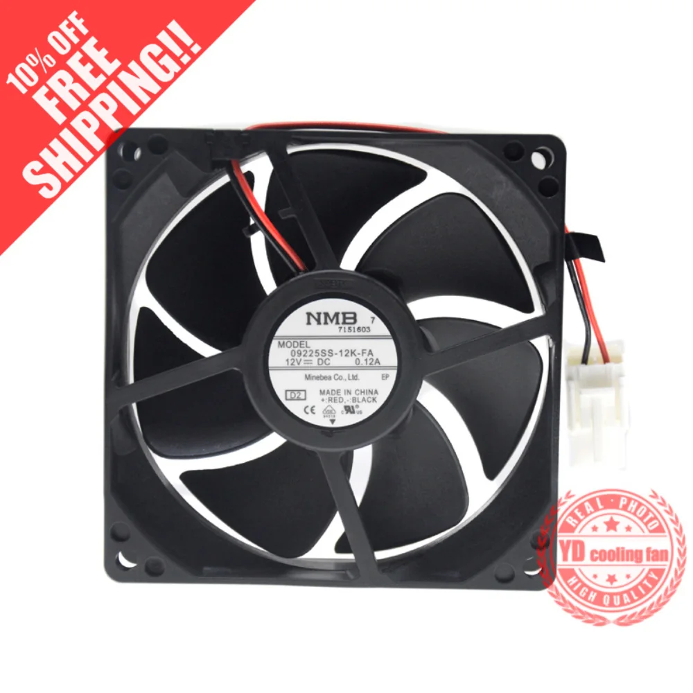 

Новый NMB-MAT NMB 09225SS-12K-FA 9025 12V Частота молчание блок питания ATX вентилятор охлаждения