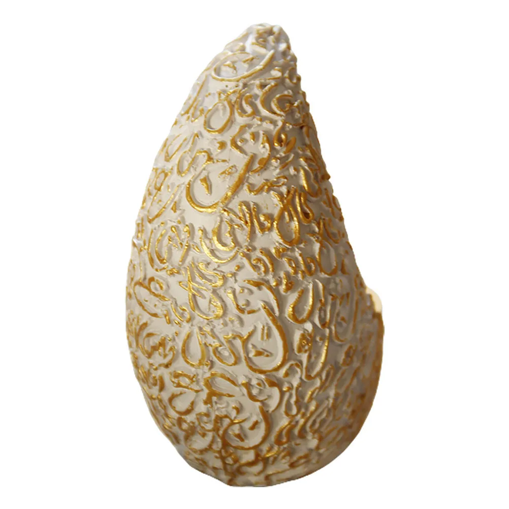 

1Pcs Middle East Arab Crescent Shape Incense Burner Resin Decorative Censer Desktop Aroma Stove Relaxing Home Ornament