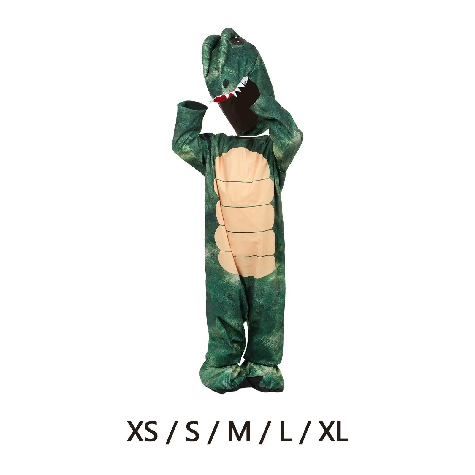 Kids Dinosaur Costume Dressing up Creative Suit Dinosaur Jumpsuit for Role Playing Festival Stage Performance Party Props