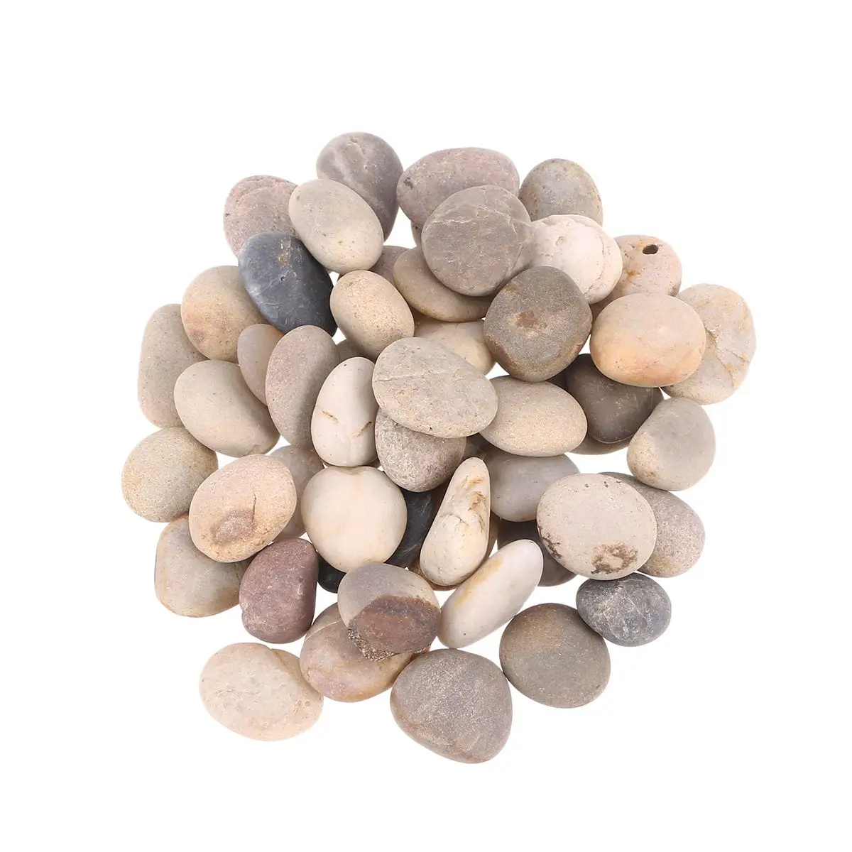 

50 Pcs Smooth Painting Rocks Selected Stones Creations Needed Garden Pathway Display Hand Painted Drawing Toys