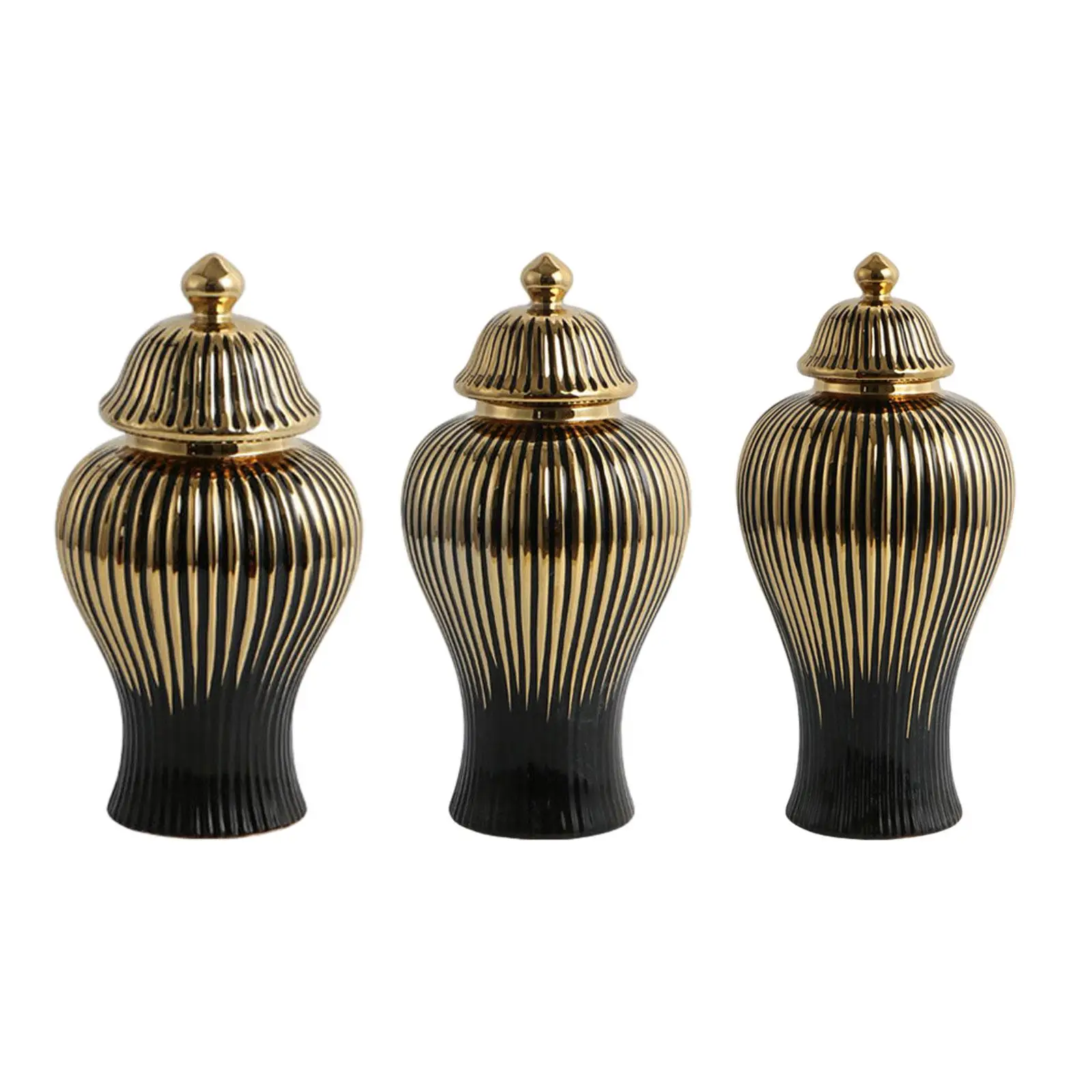 

Porcelain Ginger Jar with Lid Organizer Decoration Decorative Ginger Jar for Weddings Arrangement Bedroom Collection Livingroom