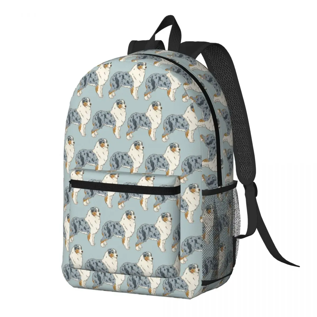 

Australian Shepherd Aussie Dog Backpack Daypack Large Capacity Children BookBag School Bag Shoulder Bags for Men Women