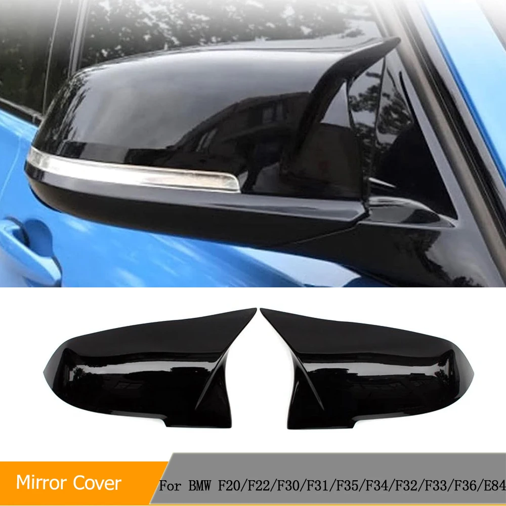 

Car Mirror Covers Replacement Rearview for BMW F20/F22/F30/F31/F35/F34/F32/F33/F36/E84 Side Rearview Mirror ABS Glossy Black Cap