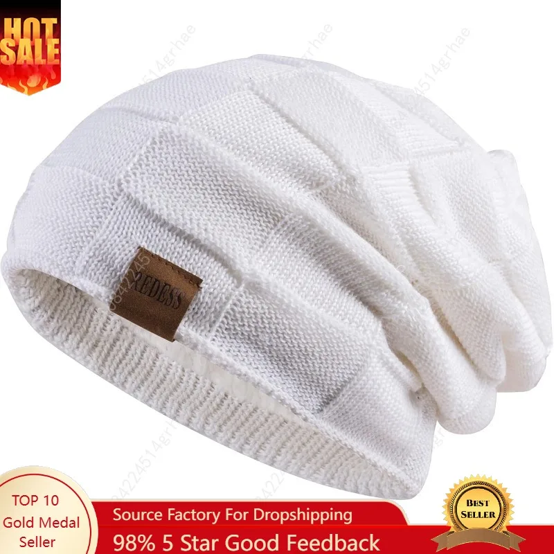 

REDESS Beanie Hat for Men and Women Winter Warm Hats Knit Slouchy Thick Skull Cap
