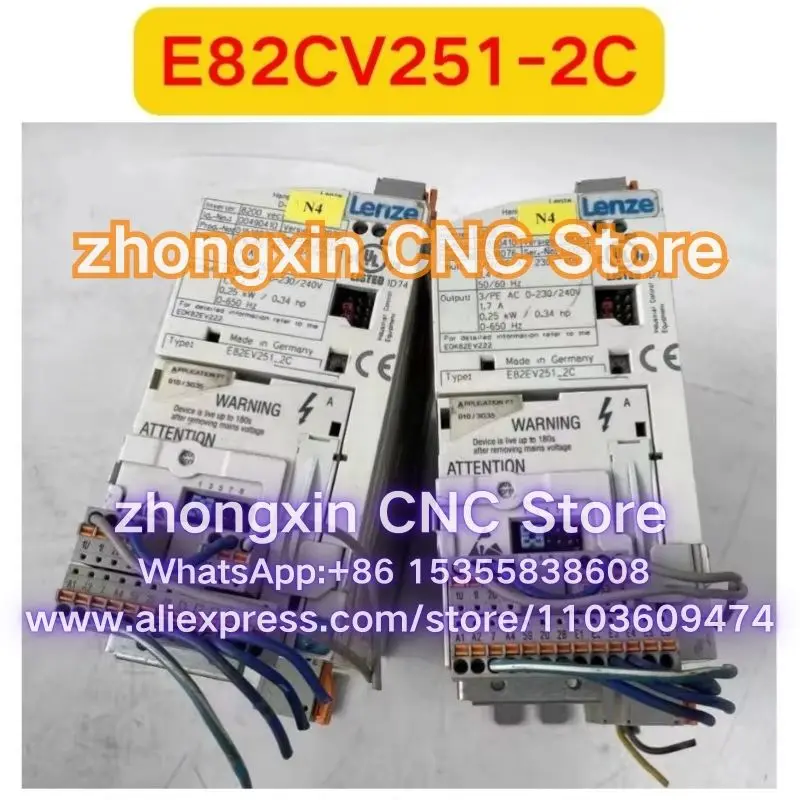 Used E82CV251-2C E82CV2512C inverter Function check intact, fast delivery