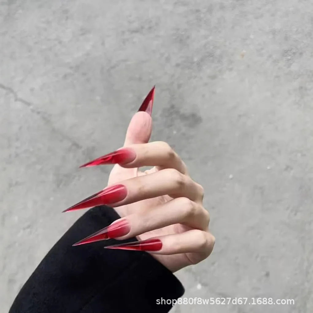 

Новинка 2025, крутые накладные ногти в форме дракона, короткие кошачьи когти, ручная работа, накладные ногти, уникальный подарок для девочек, толстые многоразовые ногти