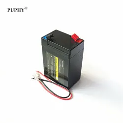 Waterproof 6V 10AH 8AH Li ion Rechargeable Battery for Kids Bicycles /Toys/LED Lights Power Bank Free Charger