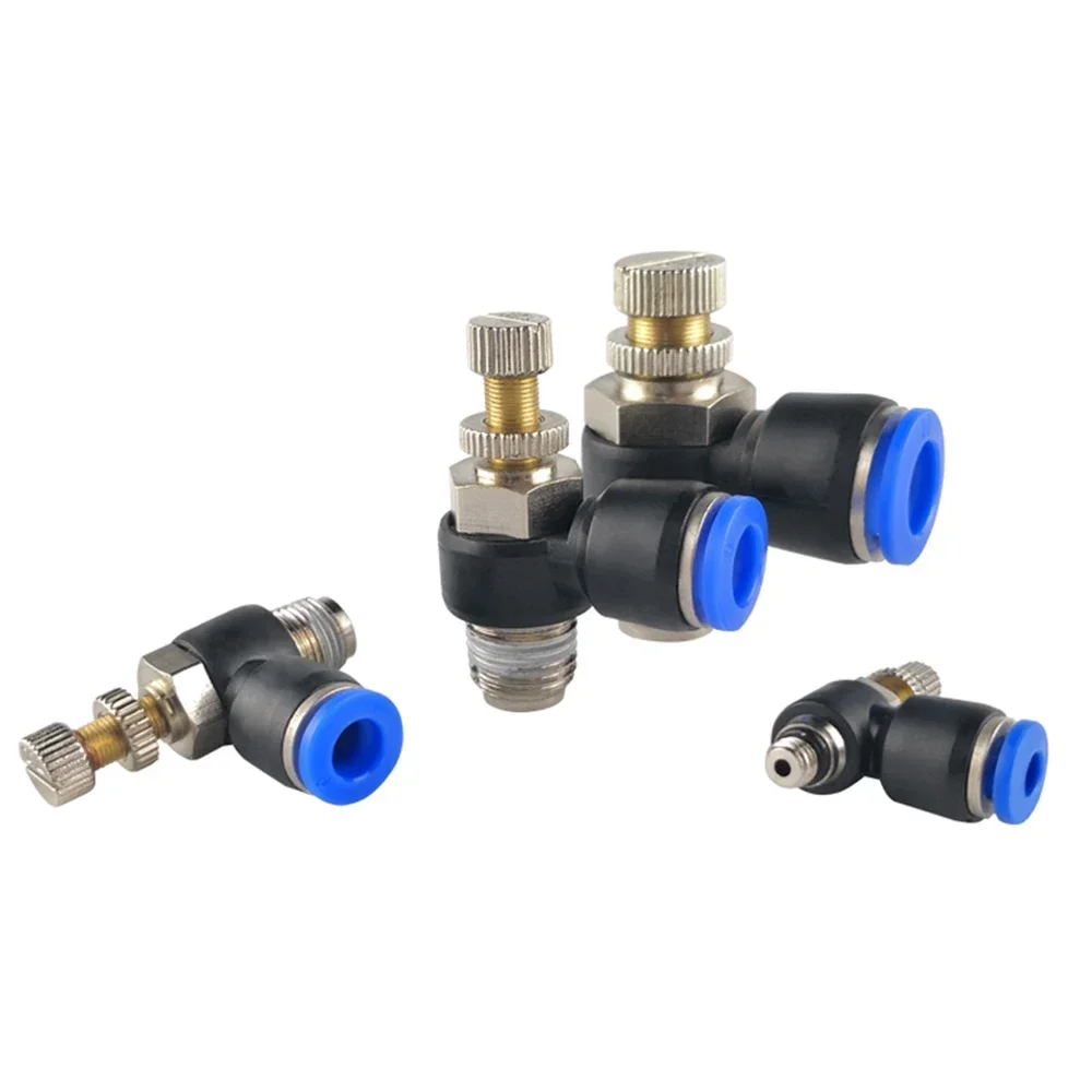 Pneumatic Quick Connector SL Flow Control Valve 1/8