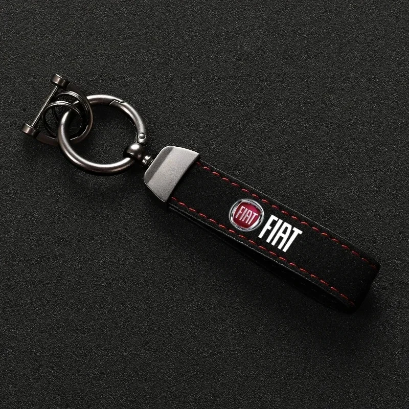 Llavero de Aleación de Zinc para Automóvil, para Fiat Abarth 500e Tipo 500 500x Panda Punto 500L Bravo Cronos Argo Ducato, Accesorios para Auto