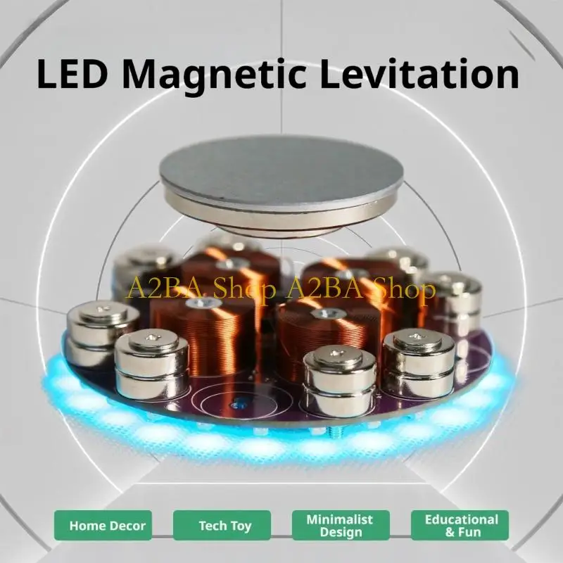 A2BA Levitation Module with USB Power, Microcontroller Control and LED Detail for Desktop Display Stations