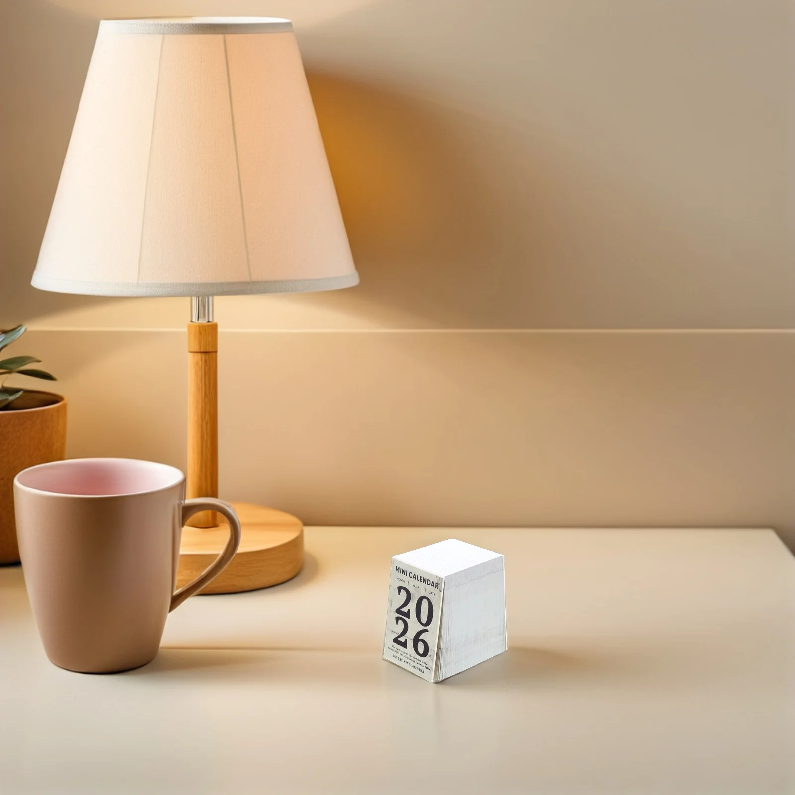 

Mini Tear Off Calendar 2026 Daily Retro Inspired Print Calendar for Task Tracking Scrapbooking Journaling Small