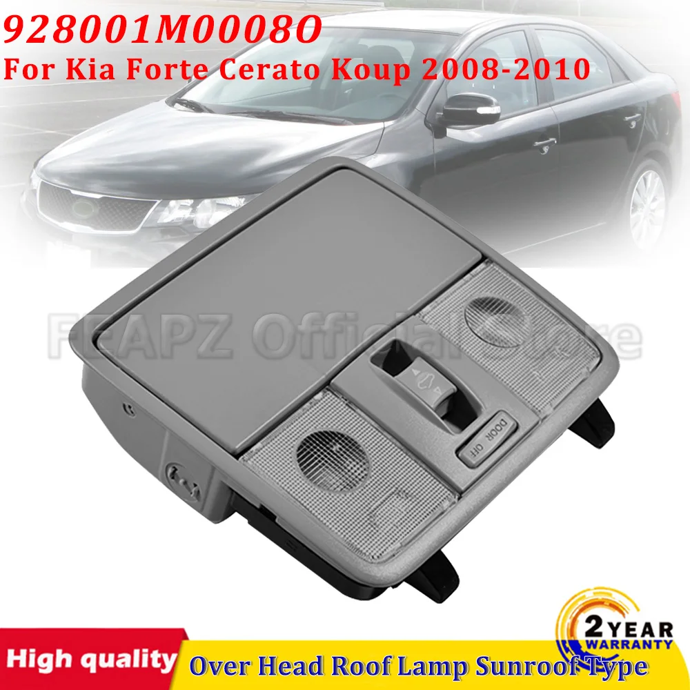 

For Kia Forte Cerato Koup 08-10 928001M0008O 92800-1X000 Over Head Roof Lamp Sunroof Ceiling Light Reading Light Sunroof Switch
