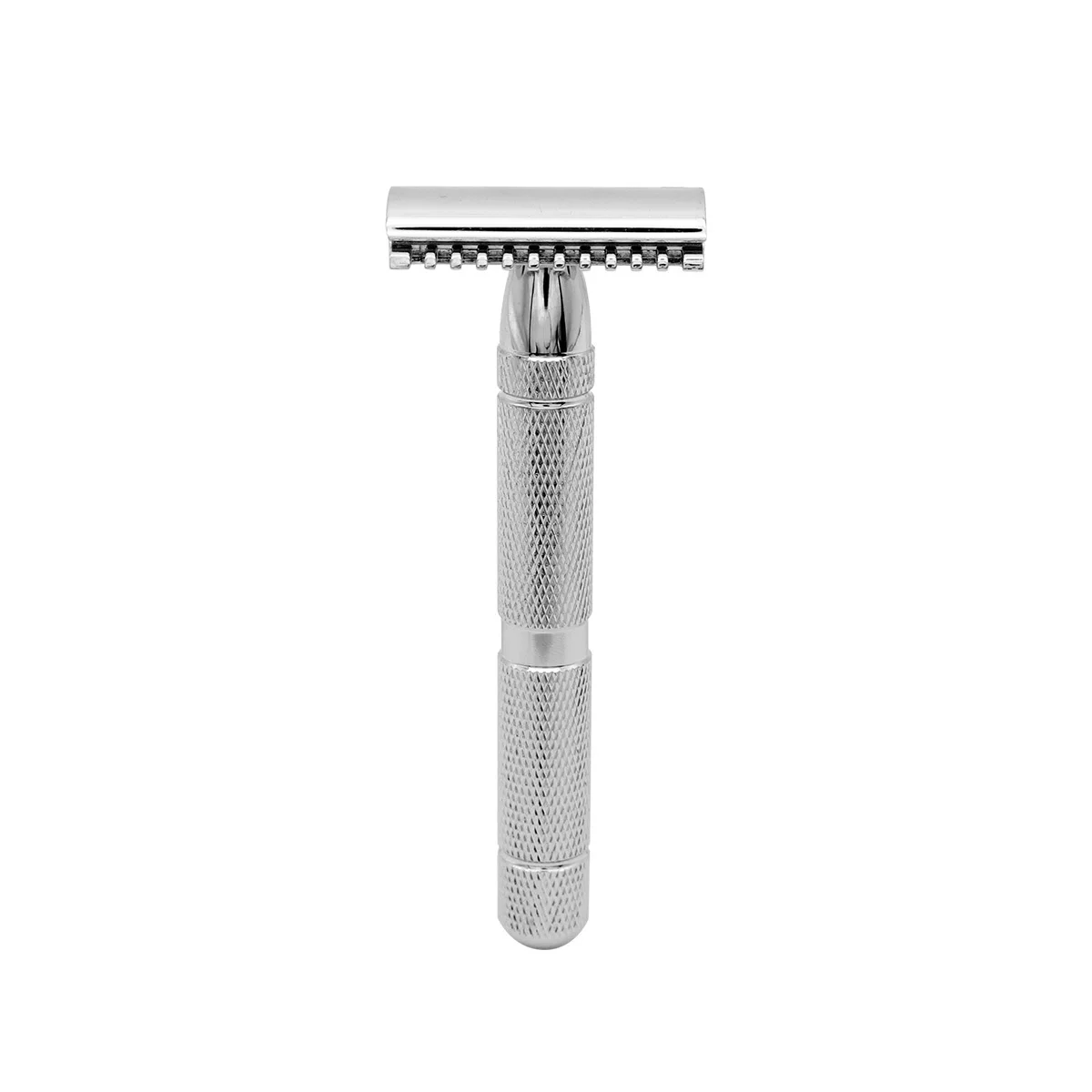

Double Safety Stainless Steel Men'S Shaving Tool For Professional Barbershop Home Use Textured Hands Close Clean