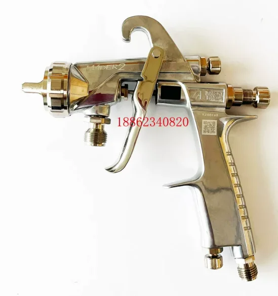 WIDER2 spray gun W200 Iwata pneumatic spray paint gun for automotive furniture topcoat high atomization upper and lower pots