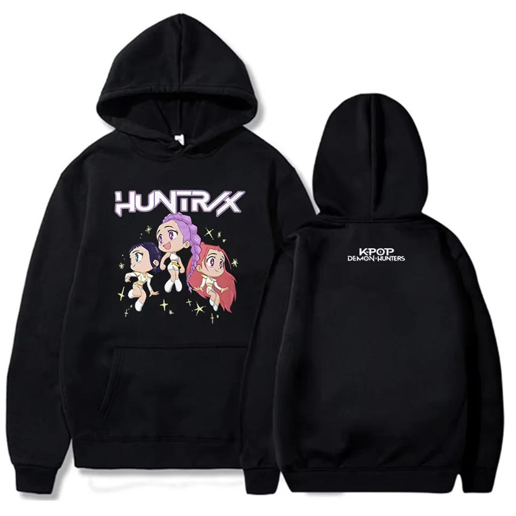 

KPop Demon Hunters As Seen on Huntrix World Tour Comfort Colors Hoodies 2025 Movie Graphic Printing Sweatshirts Women Sudaderas