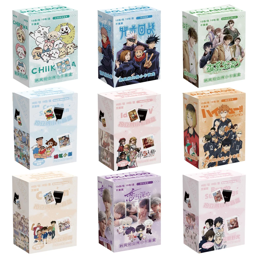 

Highly Beloved Anime Games Collection Cards Polaroid Peripherals Classic Popular Characters Exquisite Cards Fan Creative Gifts