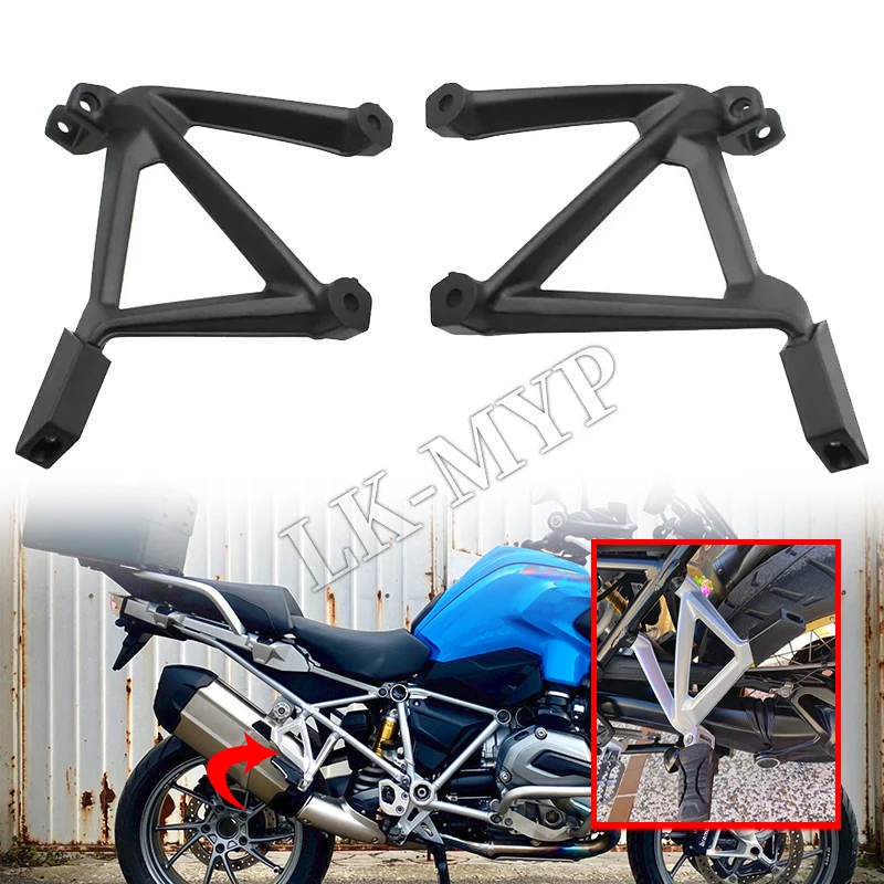 

For BMW R1250GS R1200GS LC Adventure 2013-2023 Rear Passenger Footpegs Kit Motorcycle Accessories Footrests Foot Rest Bracket