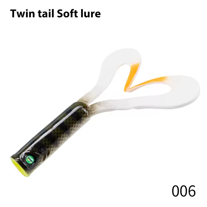 Hunthouse Twin Tail Trailer Soft Fishing Lure Silicone Spinning 145/175mm 21.7/36.7g PVC For Pike Barsch Zander Fish Accessories - Image 9