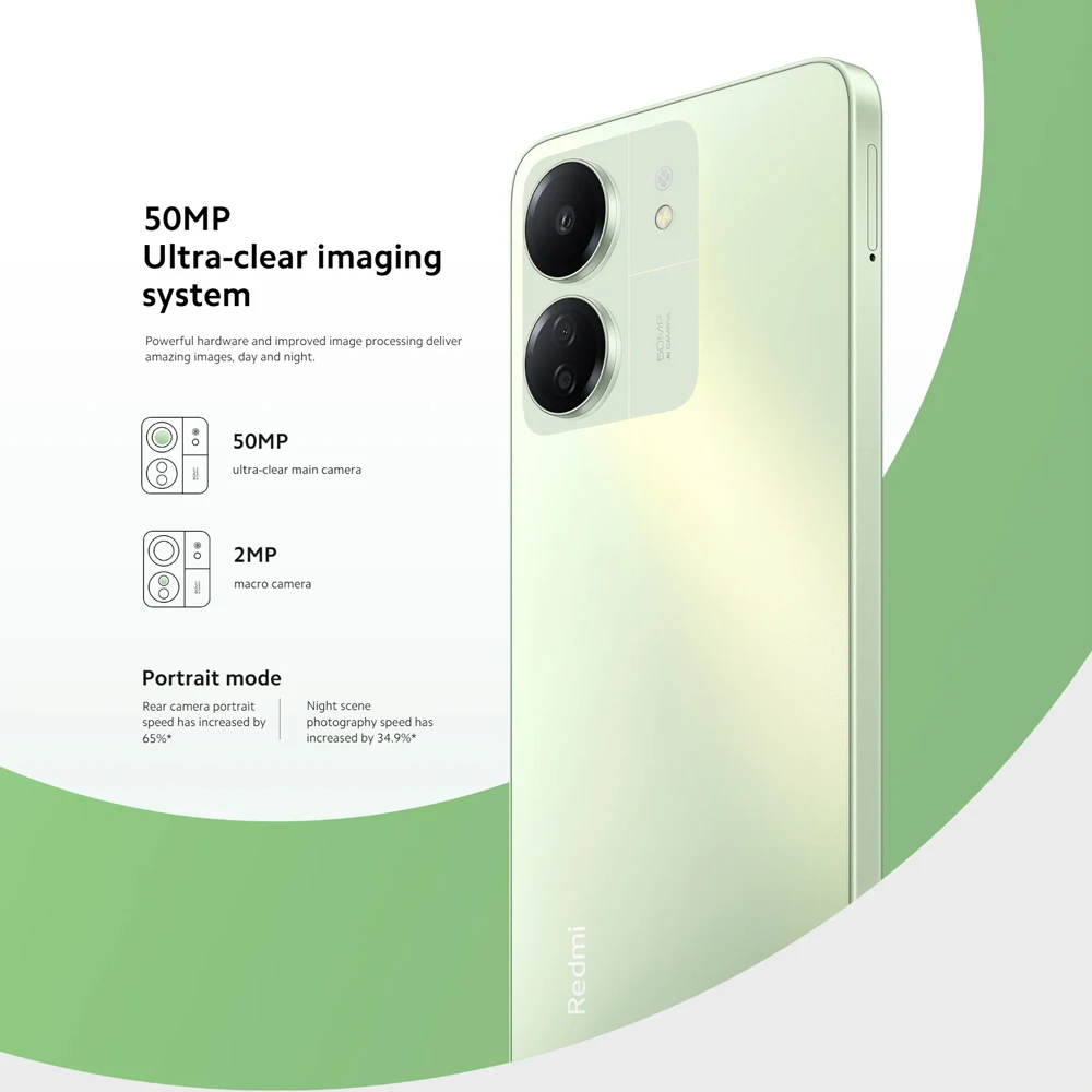 Globalna wersja Xiaomi Redmi 13C 128GB/256GB smartfon MTK Helio G85 6.74 \