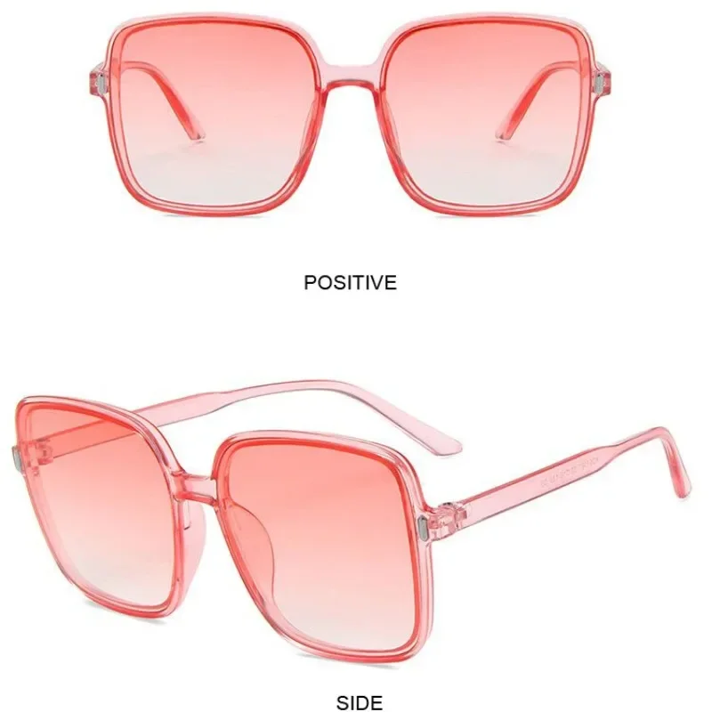 Vintage Oversized Square Sunglasses Women Fashion Gradient Outdoor Shades Retro Female Luxury Brand Design Eyewear - view 6