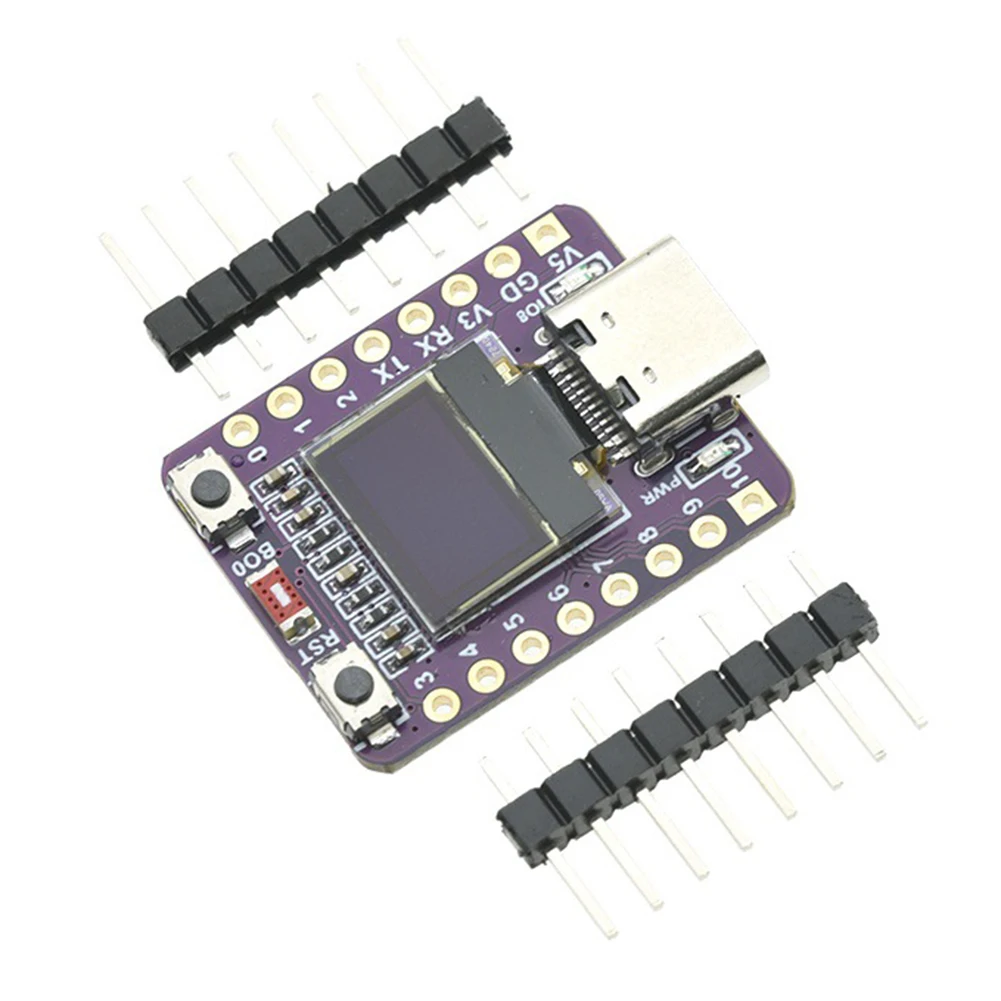 Para ESP32-C3 0,42in para placa de desenvolvimento oled suporte wifi bluetooth-compatível para peças de instrumento de placa de desenvolvimento oled