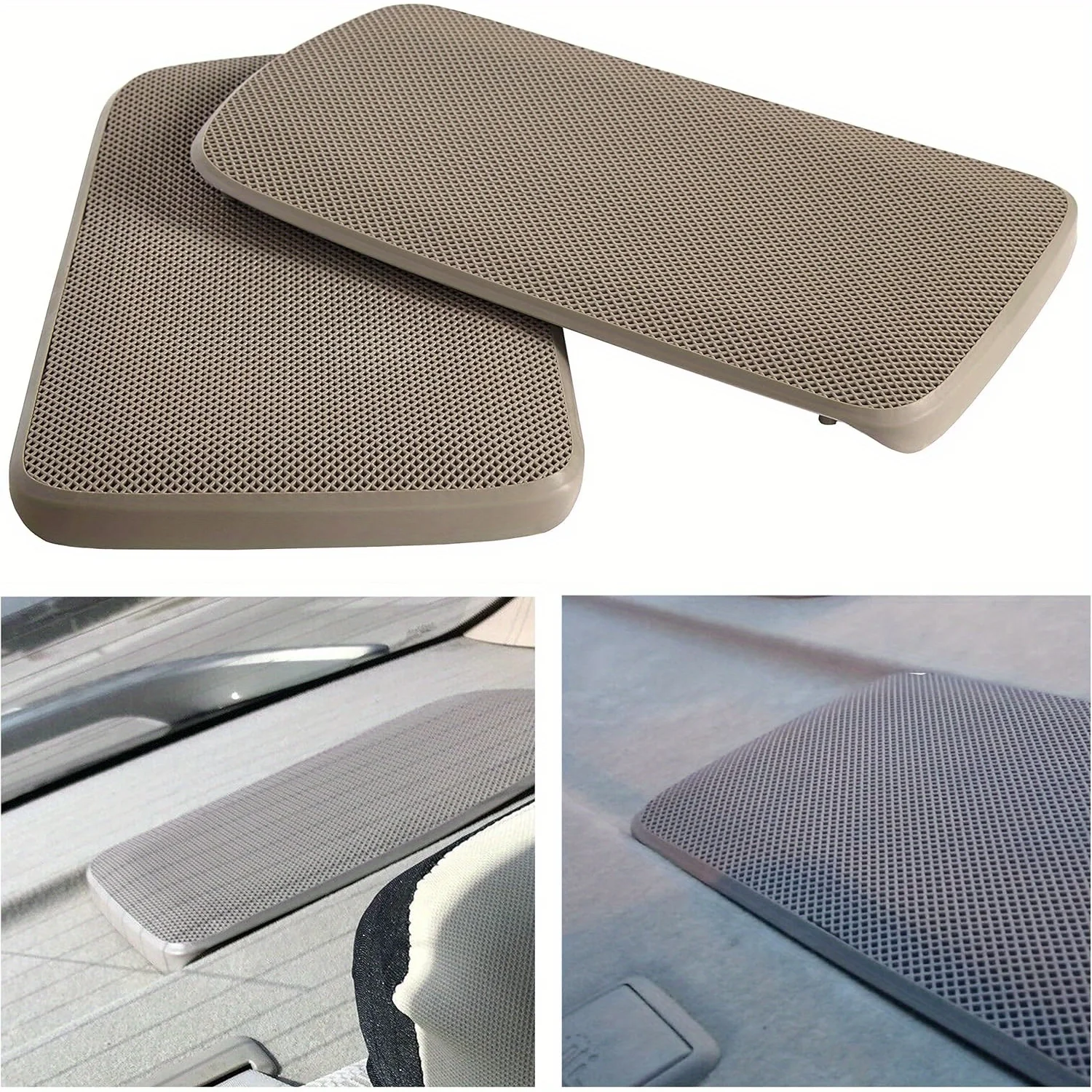 Rear Speaker Grille Covers for 2002-2006 Toyota Camry Left and Right Side Beige Replacement for 04007-521AA