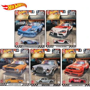 Hot Wheels-Carro Lancia Romeo Modelle AE86, Eisenhintergrund, Gummi-Reifenspielzeug für Kinder, Gussgeschenke, Premium Boulevard, 2022 10 Hauptverkaufskarren Eisen - №7