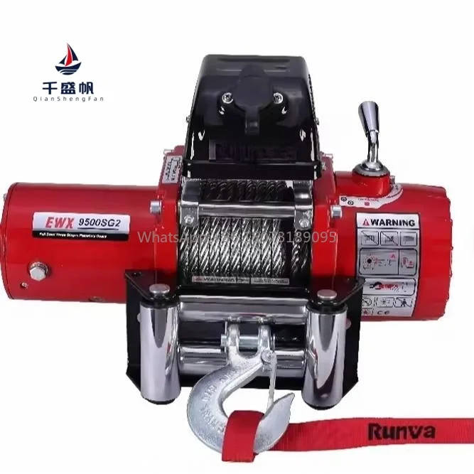

9500 фунтов заводская горячая продажа внедорожная лебедка электрическая лебедка прицепная лебедка