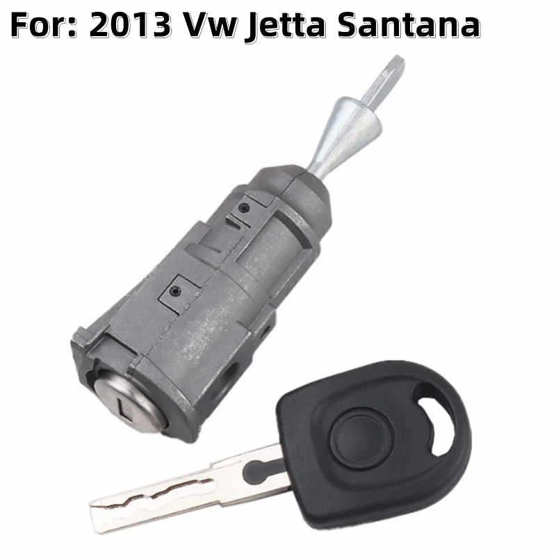 OEM Left Door Lock Cylinder Auto Door Lock Cylinder For 2013 Vw New Jetta Santana With 1Pcs Key