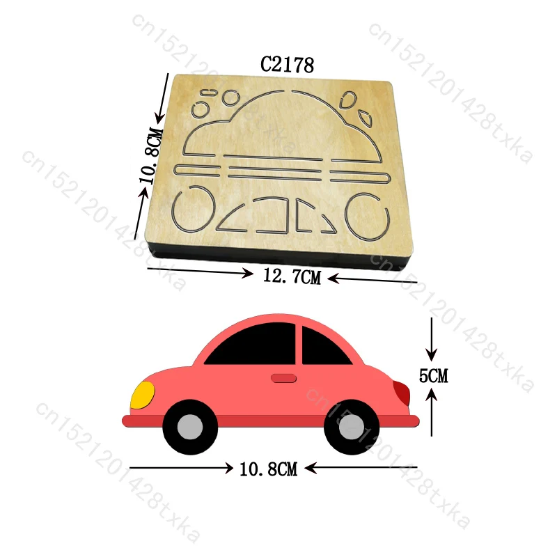 

Деревянные штампы для скрапбукинга, автомобиля, новые, C2178